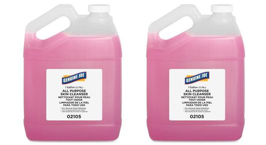 Genuine Joe CsySll GJO02105 Liquid Hand Soap with Skin Conditioner, 1 gallon Bottle, Pink, 2 Units Beauty & Personal Care Genuine Joe