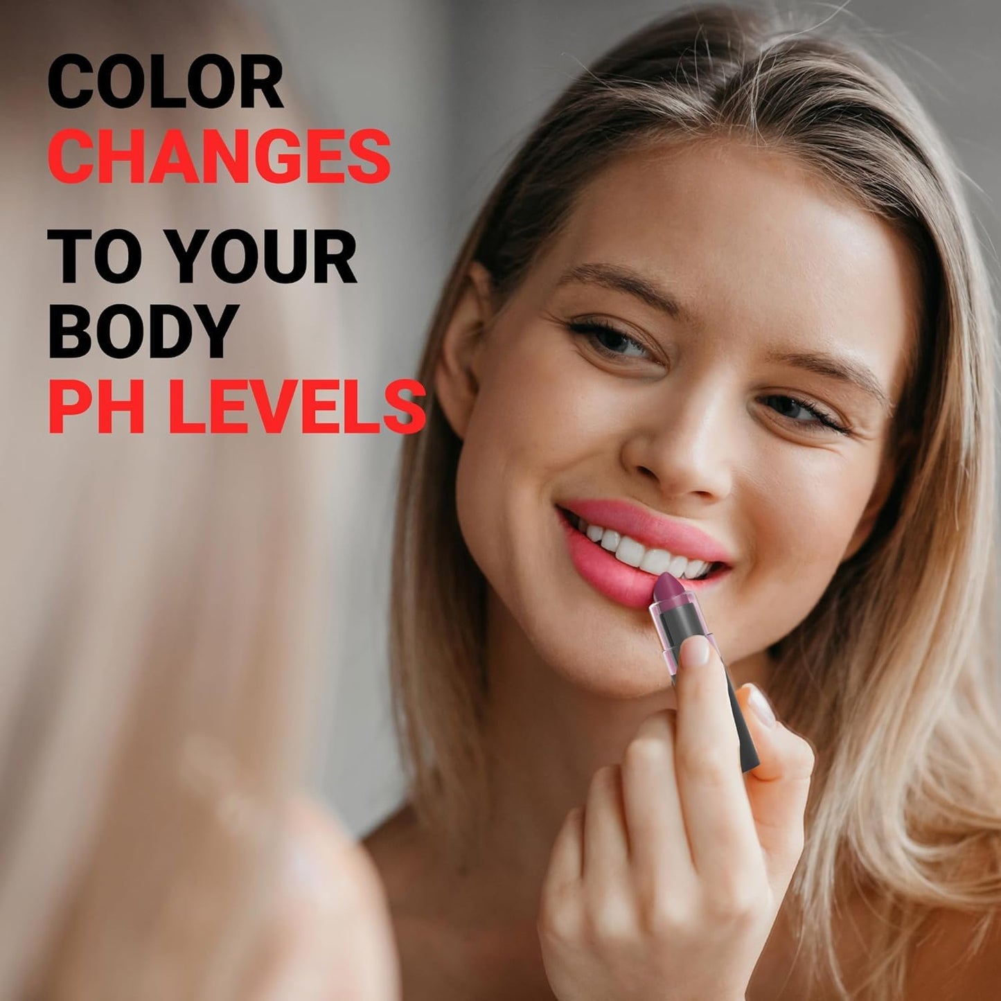 MOODmatcher LIVAURA Original Color Changing Lipstick - 12 Hours Long-Lasting, Moisturizing, Smudge-Proof, Glamorous Personalized Color, Premium