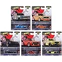 Hot Wheels Premium Japanese Car Bundle, 5 Die-Cast Models, Limited Edition, 1:64 Scale FPY86-961B