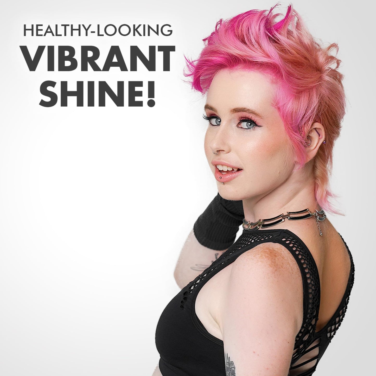 got2b Color Remix Semi-Permanent Hair Color, Shocking Pink 093, Customizable Temporary Hair Dye to Create A Vibrant or Pastel Shade, Easy At-Home