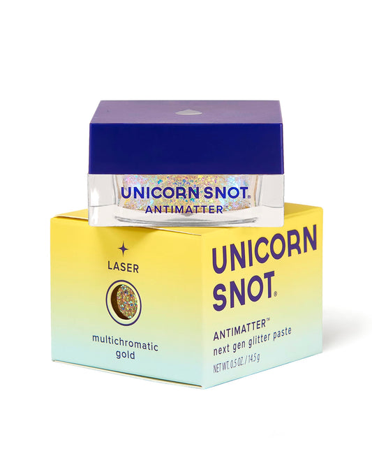 Unicorn Snot Antimatter Color-Shifting Glitter Paste - Plastic-Free Iridescent Body Glitter, Vegan & Cruelty-Free, Sweat-Proof Face & Body Paint, 0.5