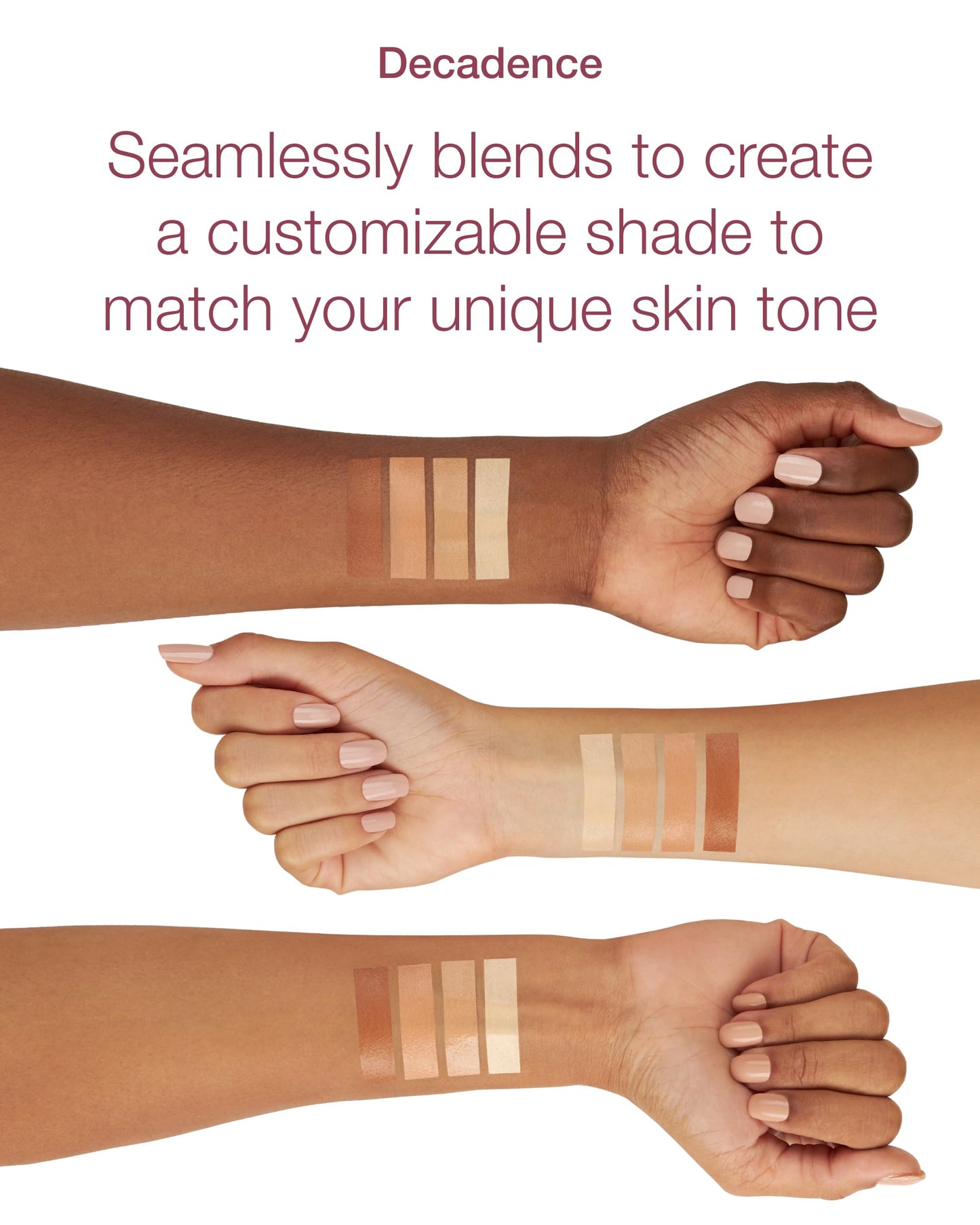 Mineral Fusion Makeup Cream Concealer Eye Palette Quad - 4 Warm to Dark Shades - Decadence - Blemish Concealer & Under Eye Brightener - With Vitamin C