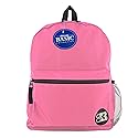 BAZIC School Backpack 16" Fuchsia, Lightweight School Bag Padded Back & Adjustable Strap for Students, Travel Bag Fit A4 Notebook, 1-Pack