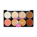 Ruby Kisses 3D Face Creator Cream Foundation & Concealer, 12 Hours Long Lasting, Medium to Full Coverage, Non-Greasy, Ideal for Makeup & Contour Palette (Light)