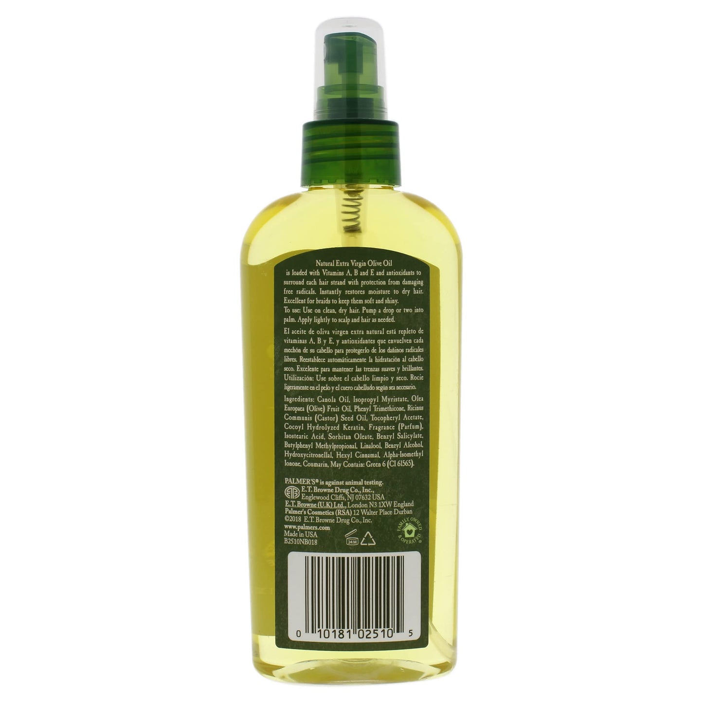 Palmer's Olive Oil Formula Hair Conditioning Spray Oil, 5.1 Ounces (Pack of 2) Packaging may vary
