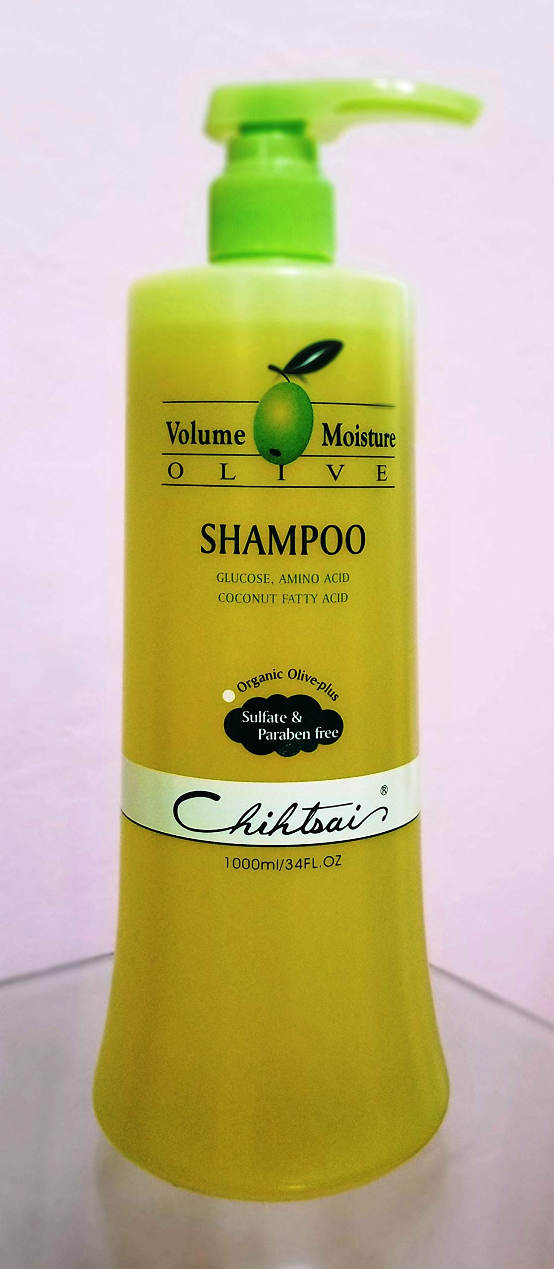 Chihtsai Volume Moisture Olive Shampoo & Conditioner Set Sulfate and Paraben free (34 Fl.oz)