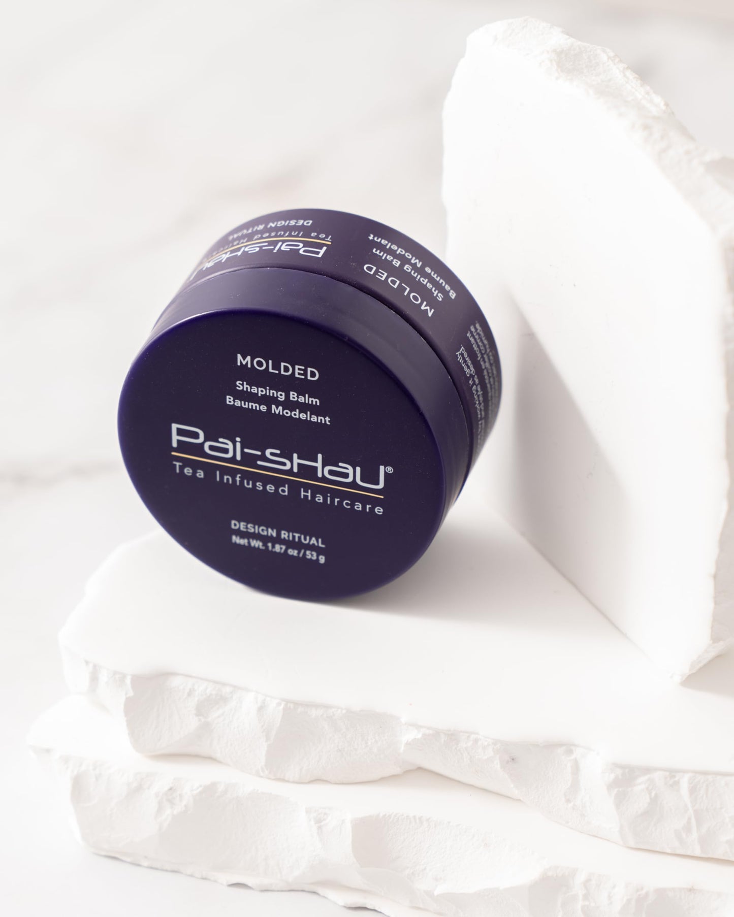Pai-Shau - Molded Shaping Balm, Flexible Hold Styling Balm for Texture, Control and Shine, Lightweight Hair Cream with Castor Oil and Antioxidants