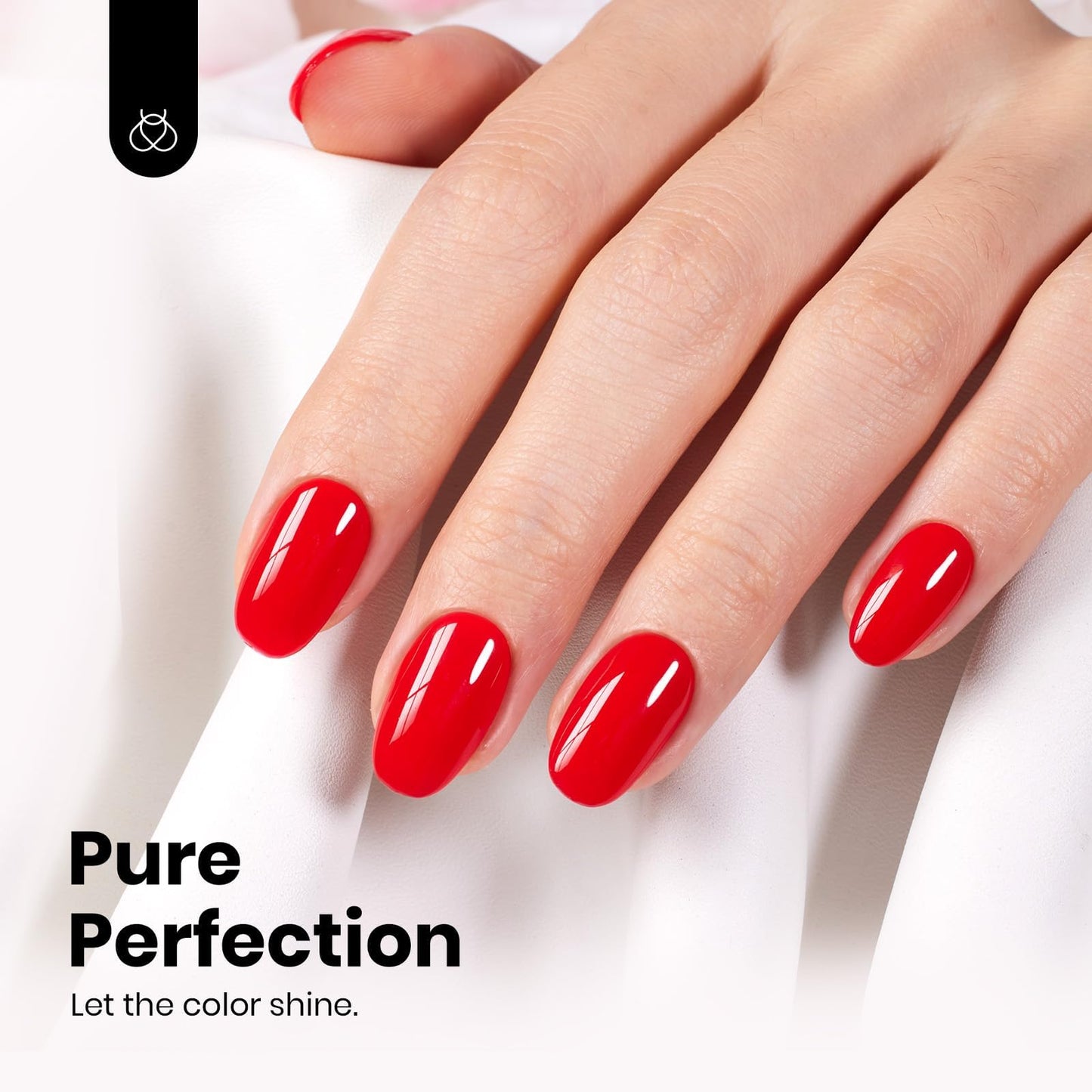 Beetles Red Gel Nail Polish - Gel Polish HEMA-Free Classic Red Color Soak Off Uv LED Nail Lamp 15ML Full Size DIY Home Manicure Salon for Women Beauty and Personal Care beetles Gel Polish
