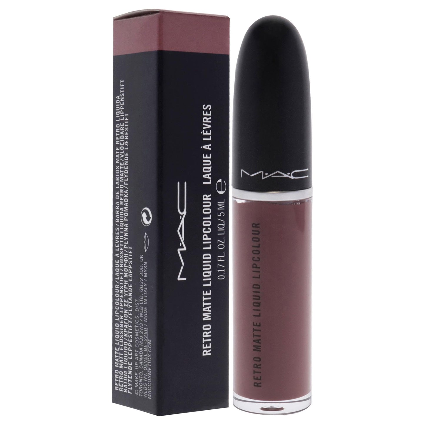 MAC Retro Matte Lipstick - 123 Topped With Brandy Lipstick Women 0.17 oz