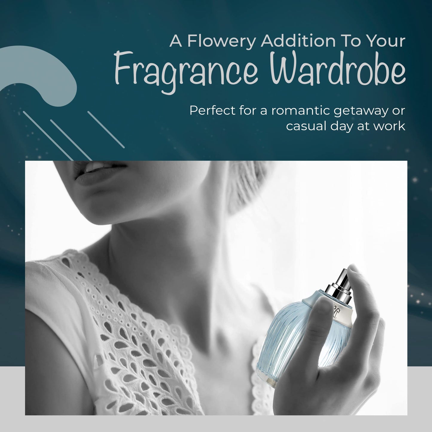 Sandora Fragrances Women's Perfume - INSPIRED by A WORLD RENOWNED WOMEN’S PERFUME - Grapefruit, Bergamot, Mandarin Orange, Rose - Fresh, Floral