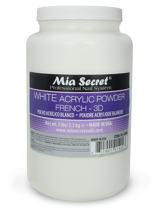 Mia Secret White Acrylic Powder (5LBS) Beauty & Personal Care Mia Secret