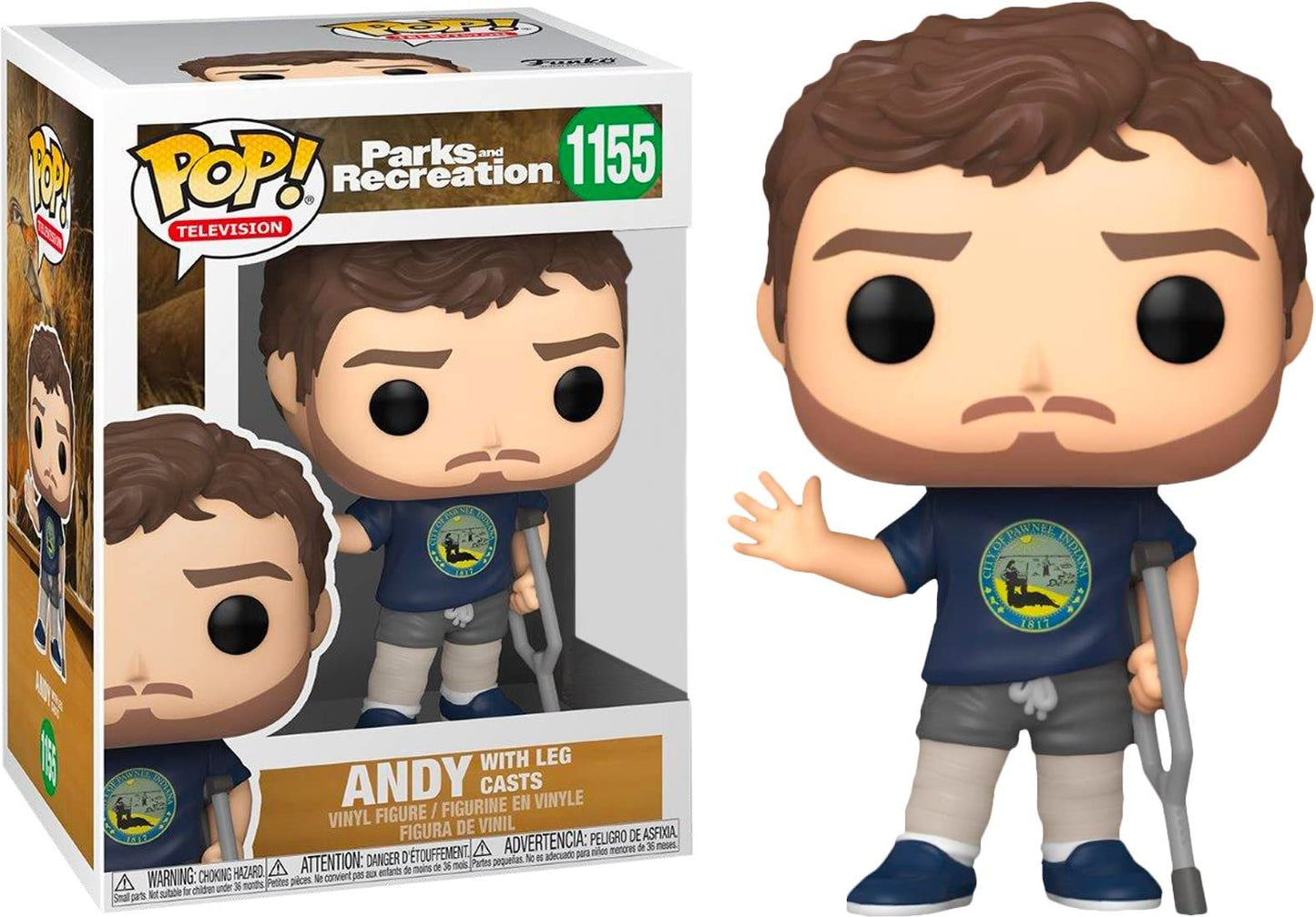 Funko, Parks and Rec Andy in Leg Casts POP! Vinyl Exclusive