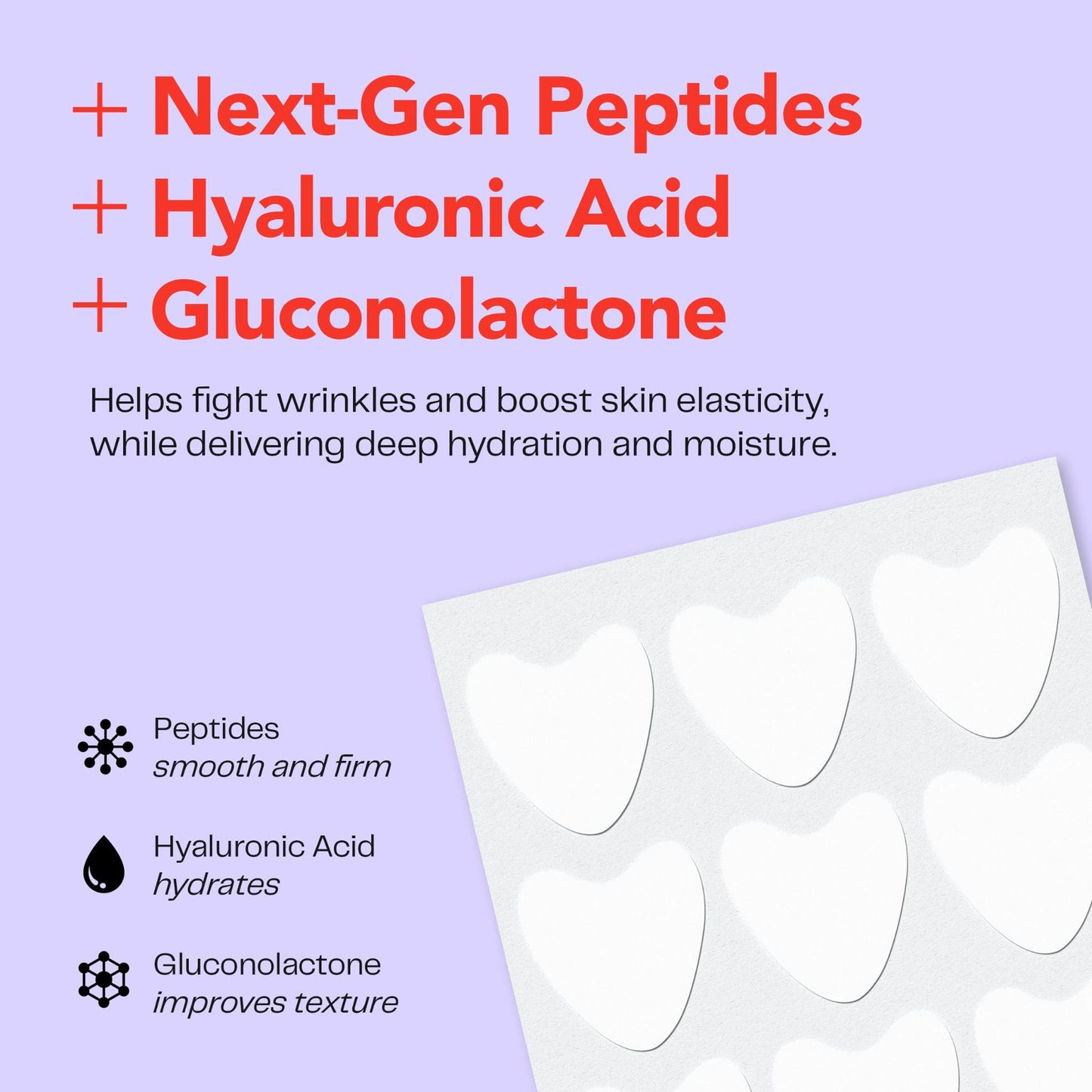 Morrow One - Peptide-Infused Smoothing Wrinkle Patches - Overnight Patches for Smoothing Fine Lines and Wrinkles, Anti Aging Stickers for Crow's Feet Beauty and Personal Care Morrow