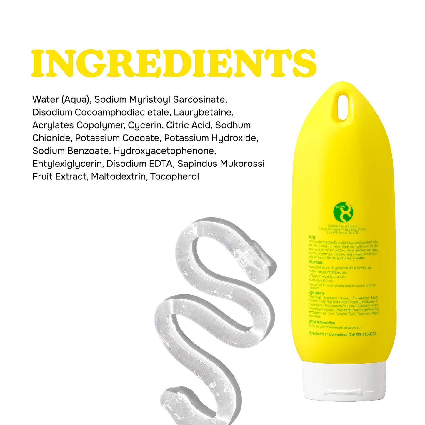 LIFEGUARD After Sun Aloe Gel - Cooling and Soothing Aloe Gel for After Sun Care and Sunburn Relief, Instant Hydration and Moisturizer, Lightweight