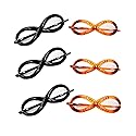 Prettyou Small Size 4.7" no slip Effortless Twist hair clips for women, pack of 6