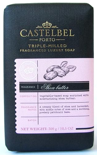 Castelbel Porto - Shea Butter - Fragranced Luxury Soap Bar 10.5 Ounce