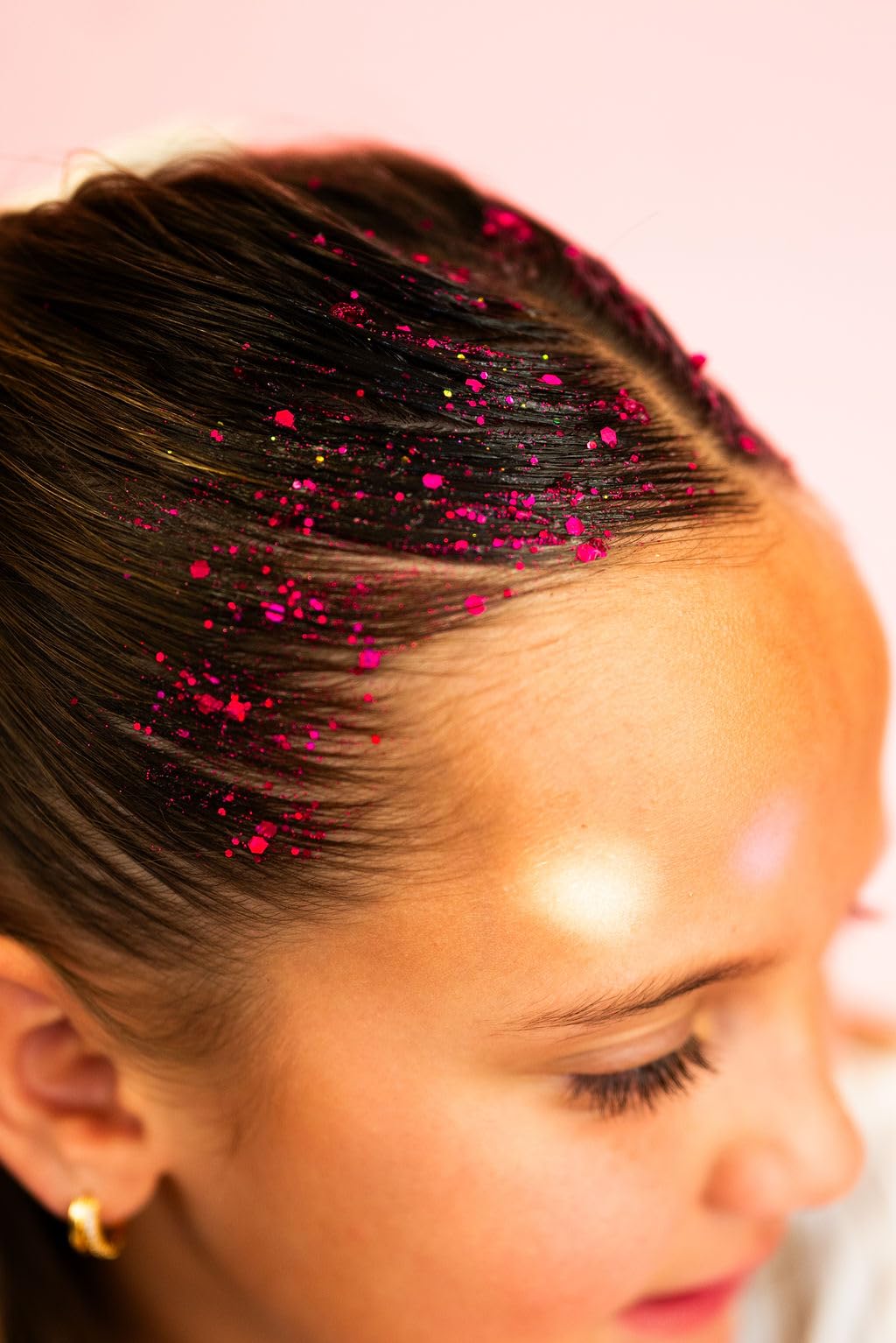 Hair Glitter Gel by Gussy Up- Water-Based Quick-Drying Sparkle for Kids & Adults - Clear-Dry Formula - Washable Festival & Party Hair Glitter - 20ml