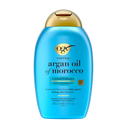 OGX Renewing + Argan Oil of Morocco Conditioner, Repair Conditioner & Argan Oil Helps Strengthen & Repair Dry, Damaged Hair, Paraben-Free