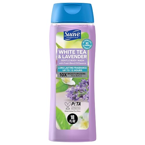 Suave, Body Wash White Tea & Lavender, 18 Fl Oz
