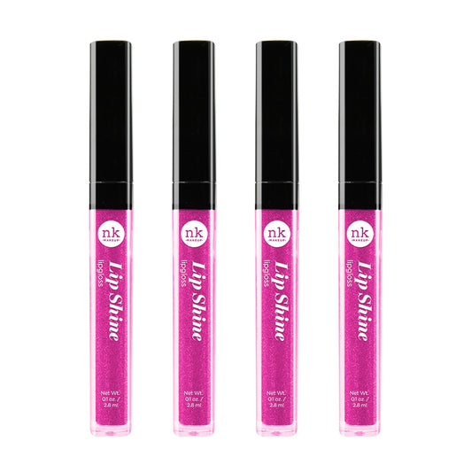 NICKA K NEW YORK Lip Shine, Cosmetics, vibrant colors, bright colors, shining lips, lip shine, long lasting (AMZ231) Beauty & Personal Care NICKA K NEW YORK