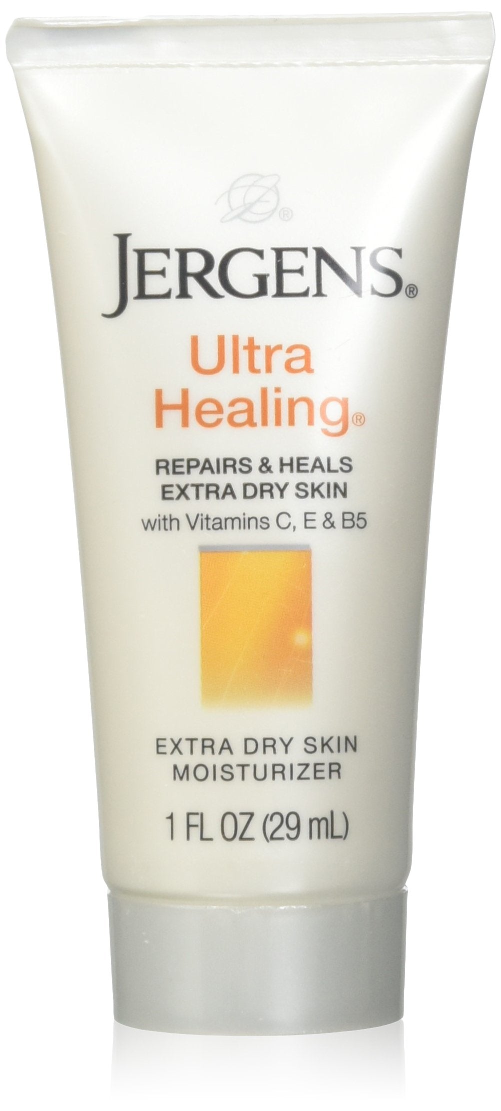 Jergens Ultra Healing Lotion, Hand and Body, Dry Skin Travel Size Moisturizer, for Absorption into Extra Dry Skin, Use After Washing Hands, 1 Ounce