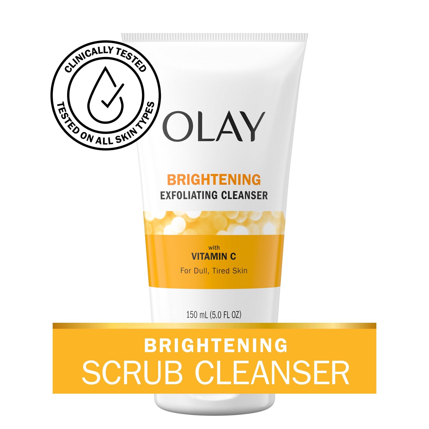 Olay Regenerist Vitamin C + Peptide 24 Facial Cleanser - 5 oz (Pack of 2)