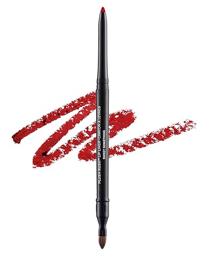 butter LONDON Plush Rush Lip Liner Pencil, Red Hot - High-Pigment, Easy-to-Blend Lipliner for Women Plumps, Shapes & Defines Lips - Water-Resistant