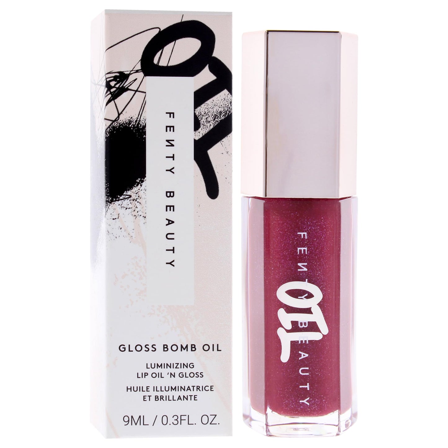 Gloss Bomb Luminizing Lip Oil N Gloss - 04 Razzberry Jamz by Fenty Beauty for Women - 0.3 oz Lip Gloss