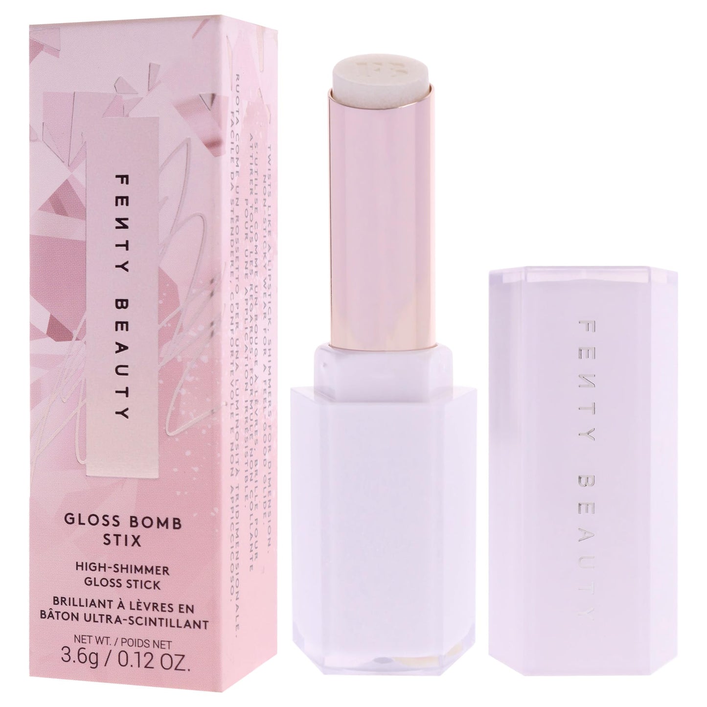 Gloss Bomb Stix Shimmer - How Many Carats by Fenty Beauty for Women - 0.12 oz Lipstick