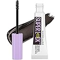 Maybelline Super Lock Brow Glue Eyebrow Gel, Lightweight and Waterproof Tinted Brow Gel For Up To 24HR Hold, Black, 1 Count