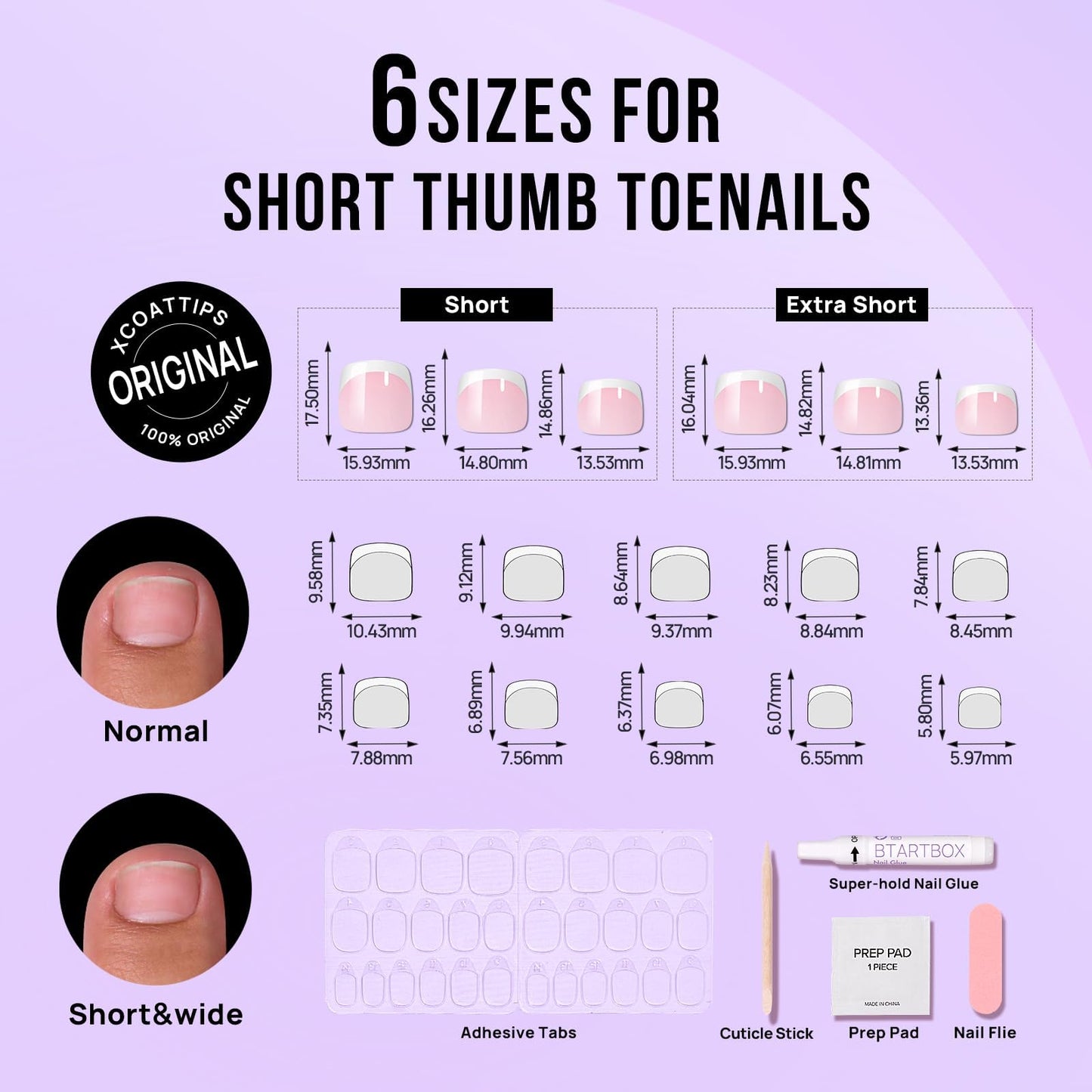 BTArtbox Square Press On Nails, White Cat Eye, Light Weight Tips for Gifts, Medium Fake Nails, Glue On in 16 Sizes - 30 Kit, Queen Highness Beauty and Personal Care BTArtbox