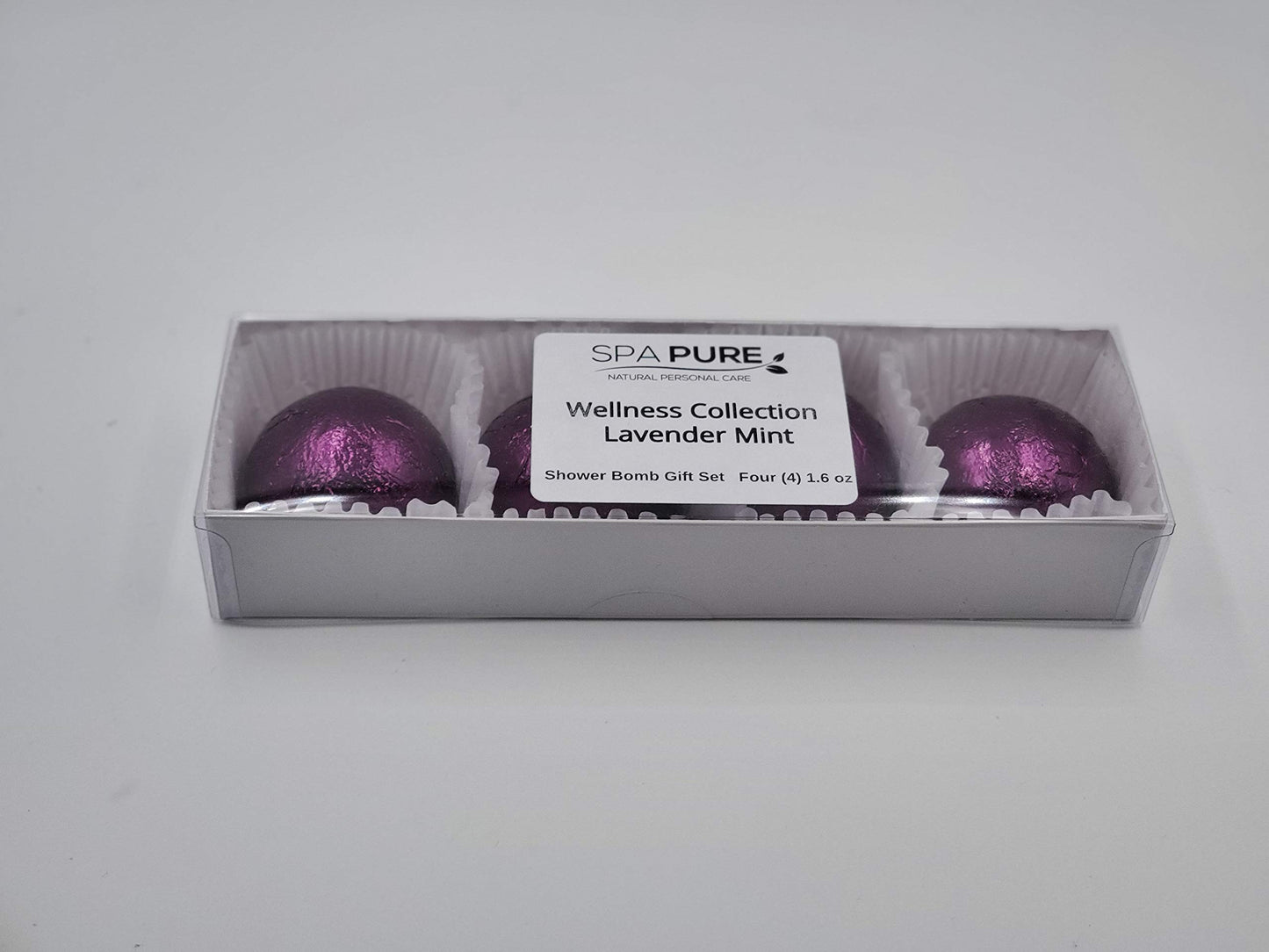 Spa Pure Lavender Mint Aromatherapy Shower Steamers Bombs - Shower Bombs with Essential Oils - Unisex Bath Melts - Self Care and Relaxation Shower…