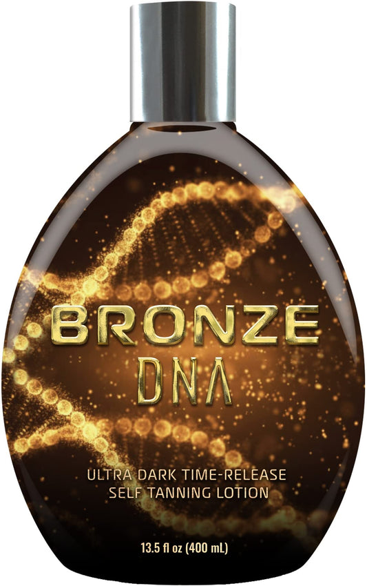 Bronze DNA Natural Sunless Self Tanning Lotion - Sunless Tanner for Women and Men - The Gradual Self Tan for Light, Medium & Dark Tans - Physics Color