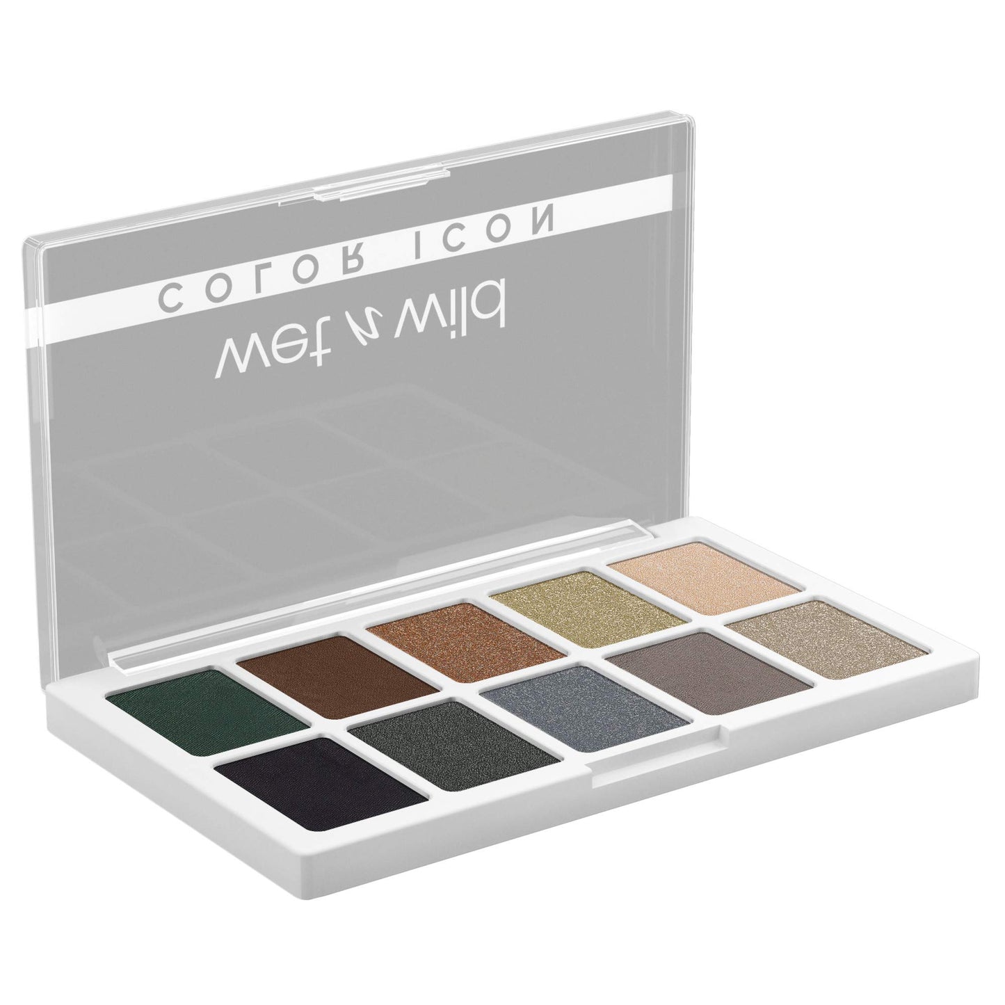 wet n wild Color Icon 10-Pan Eyeshadow Makeup Palette, Blue Lights Off, Long Lasting, Shimmer, Metallic, Glittery, Matte, Rich Smooth Pigment, Cruelty