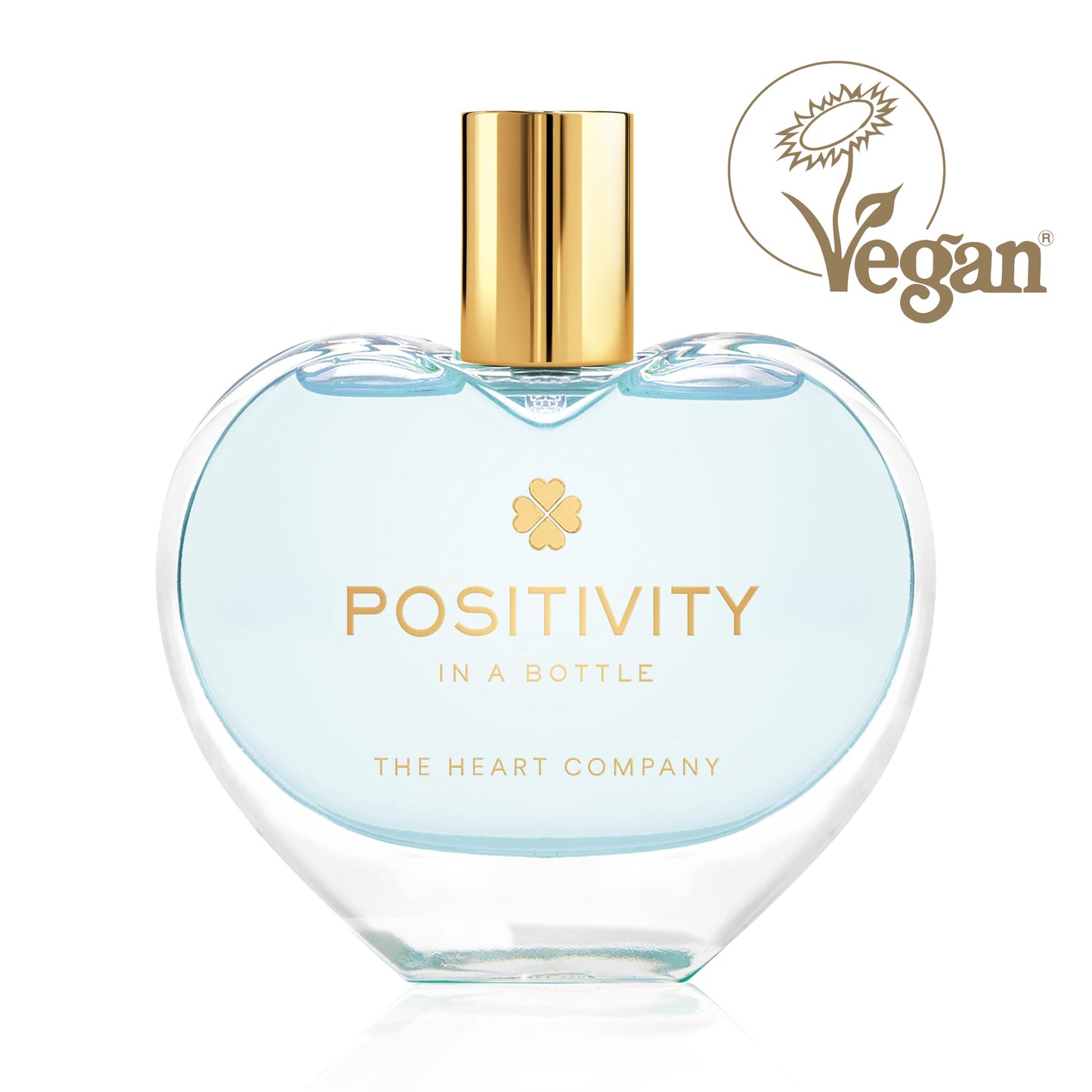 THE HEART COMPANY POSITIVITY in a bottle | Fresh Perfume for women | Vegan Gifts for women | Women's Eau de Parfum Spray 75ml - 2.5 fl oz.