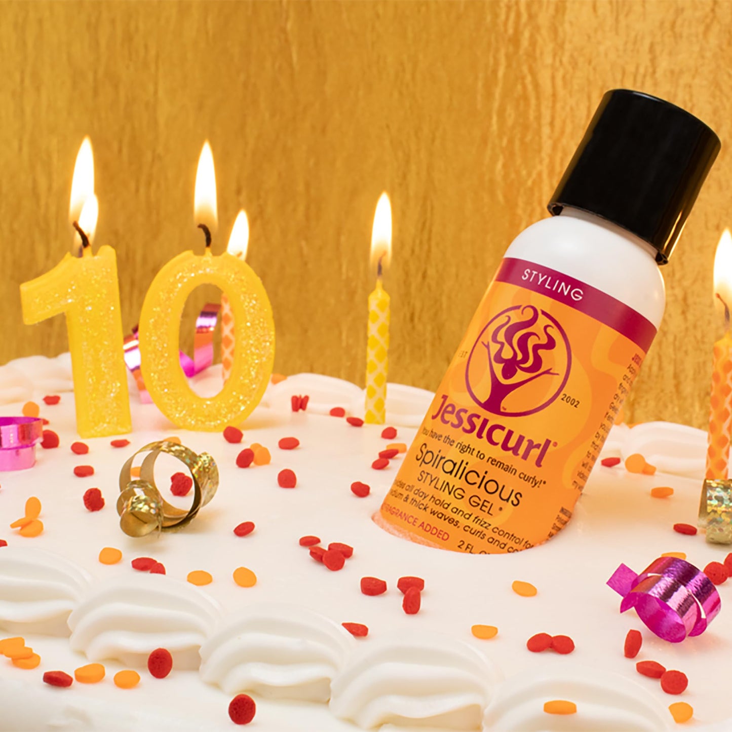 Jessicurl, Spiralicious Gel, Island Fantasy, 2 Fl oz. Curl Defining, Hair Gel for Frizz Control and All Hair Types