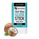 STUDIO LIMITED Instant Fab Edge Control Hair Wax Sleek Max Hold Styling Pomade, Non-greasy Coconut Scented Hair Wax (0.53oz/ 15g, 1 Pack)