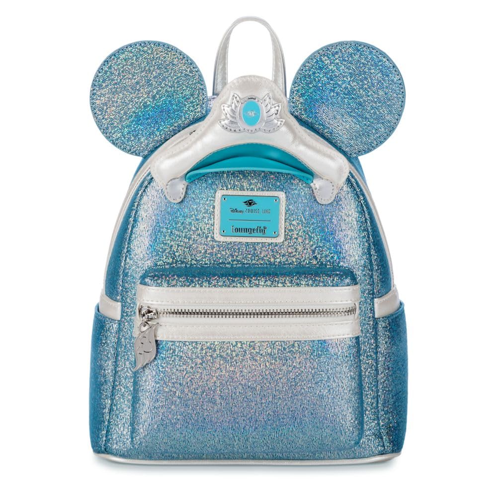 Loungefly Disney Parks DCL Cruise Line 25th Anniversary Shimmering Seas Mini Backpack