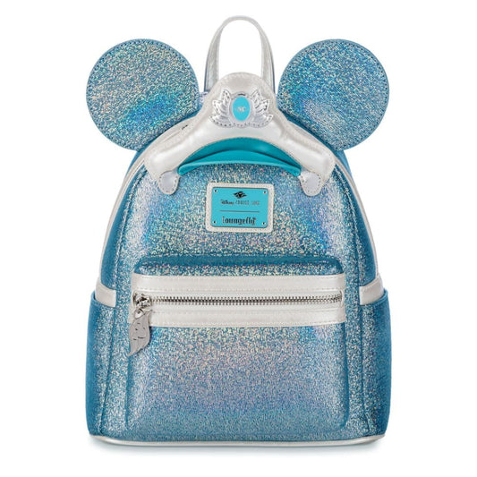 Loungefly Disney Parks DCL Cruise Line 25th Anniversary Shimmering Seas Mini Backpack