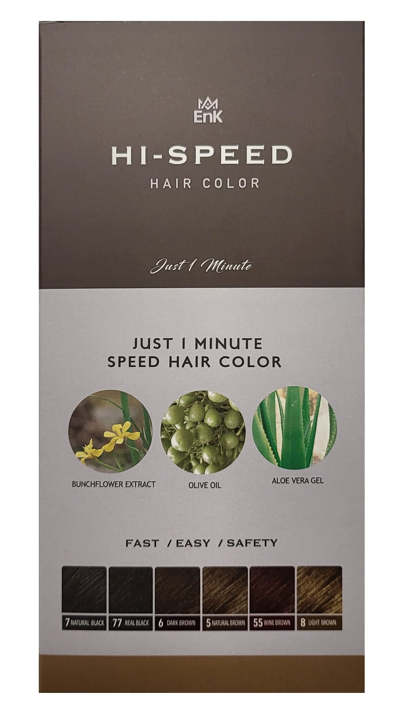 1 Minute_Hi Speed Squid Ink Hair Color #5 Natural Brown