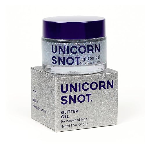 UNICORN SNOT Holographic Face Glitter & Body Glitter Gel | Holiday Glitter Makeup: Stocking Stuffers & Christmas Gift | Hair Glitter, Vegan & Cruelty