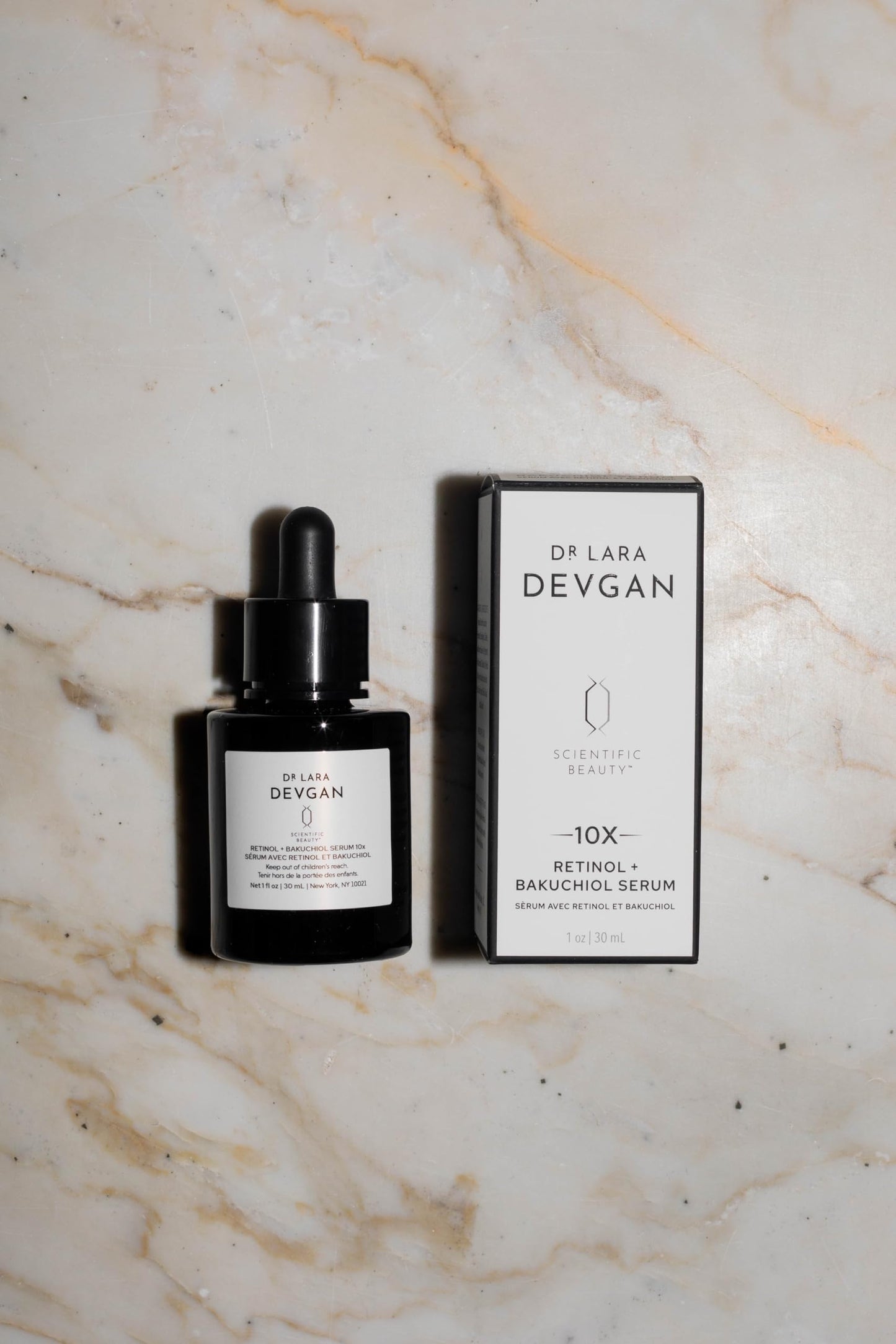 Dr. Devgan Scientific Beauty, Retinol + Bakuchiol Serum 10x