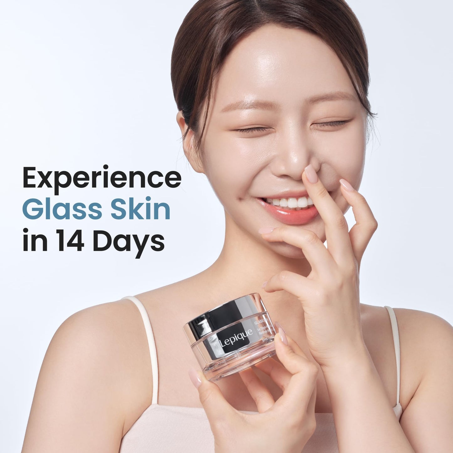 Lepique GLASS SKIN 14Days Miracle Retinol Night Cream 1.69oz - Korean Skincare Retinol Serum for Face and Neck - Collagen, Centella - Anti aging Skin Beauty and Personal Care Lepique