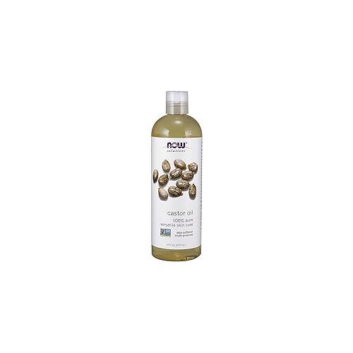 NOW Solutions Castor Oil, 100 % Pure, 16-Ounce