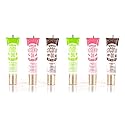 Ruby Kisses Broadway Vita-Lip Clear Lip Gloss (6 Pack Mint, Rosehip, Coconut Oil), Ultra-Hydrating & Soothing Formula with Vitamin Oils, High-Shine