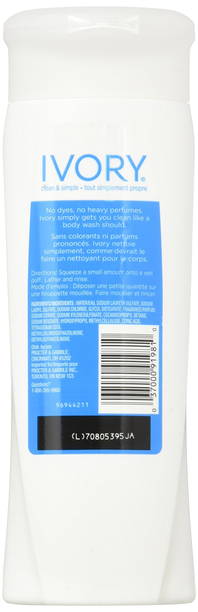 Ivory Body Wash, Original, 12 Ounces (Pack of 3) from Ivory Beauty & Personal Care Ivory
