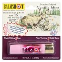 BALMSHOT Camo Vanilla Mint Lip Balm SPF 15 - Beeswax Chapstick in 20-Gauge Brass Shotgun Shell Tube, Outdoor Lip Protector for Hunting, Fishing