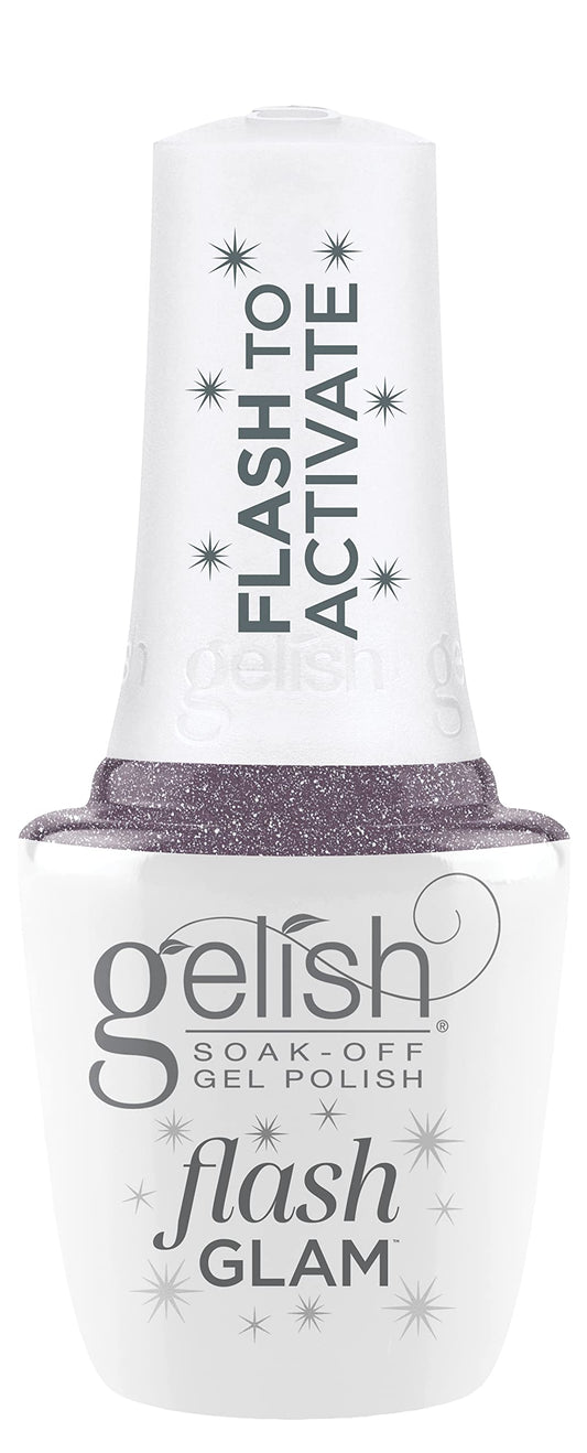 Gelish Flash Glam Sparkling Glitter Gel Polish - Time To Sparkle, 15 mL Beauty & Personal Care Gelish