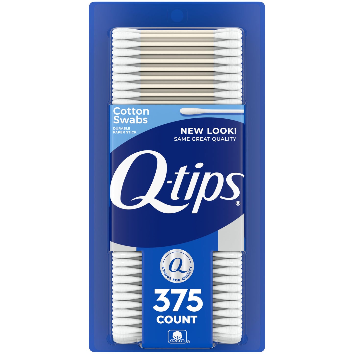 Q-tips Cotton Swabs For Hygiene and Beauty Care Original Cotton Swab Made With 100% Cotton 375 Count Beauty and Personal Care Q-tips