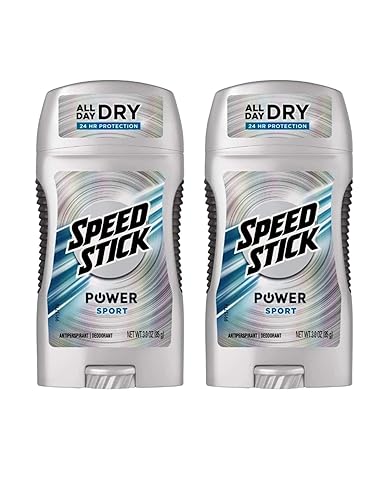 Speed Stick Power Antiperspirant Deodorant, Sport 3 oz (Pack of 2)